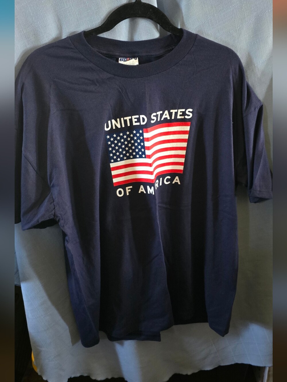 Navy United States Flag Graphic Tee